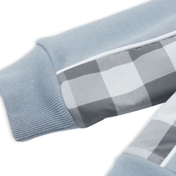 Brand new with tag Burberry Baby Check Trim Zip Up Hoodie unisex size 18 months - Picture 5 of 11